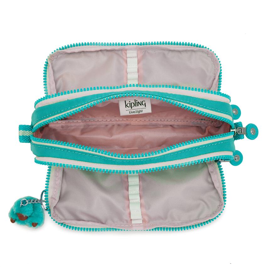 Estuches Para Lapices Kipling Gitroy Turquesa | MXKi2151A