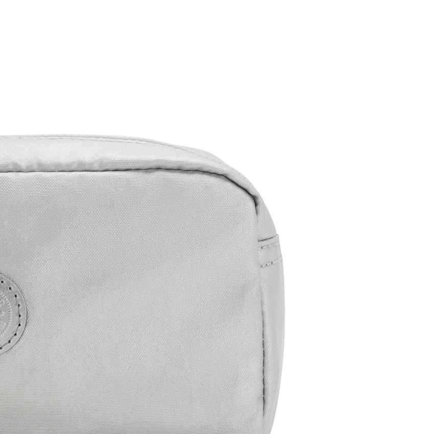 Estuches Para Lapices Kipling Gleam Plateados | MXKi2156K