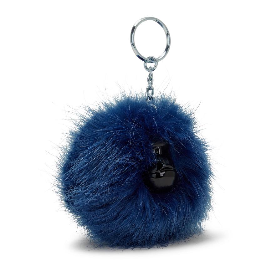 Llaveros Kipling Pompom Monkey Azules | MXKi1033A