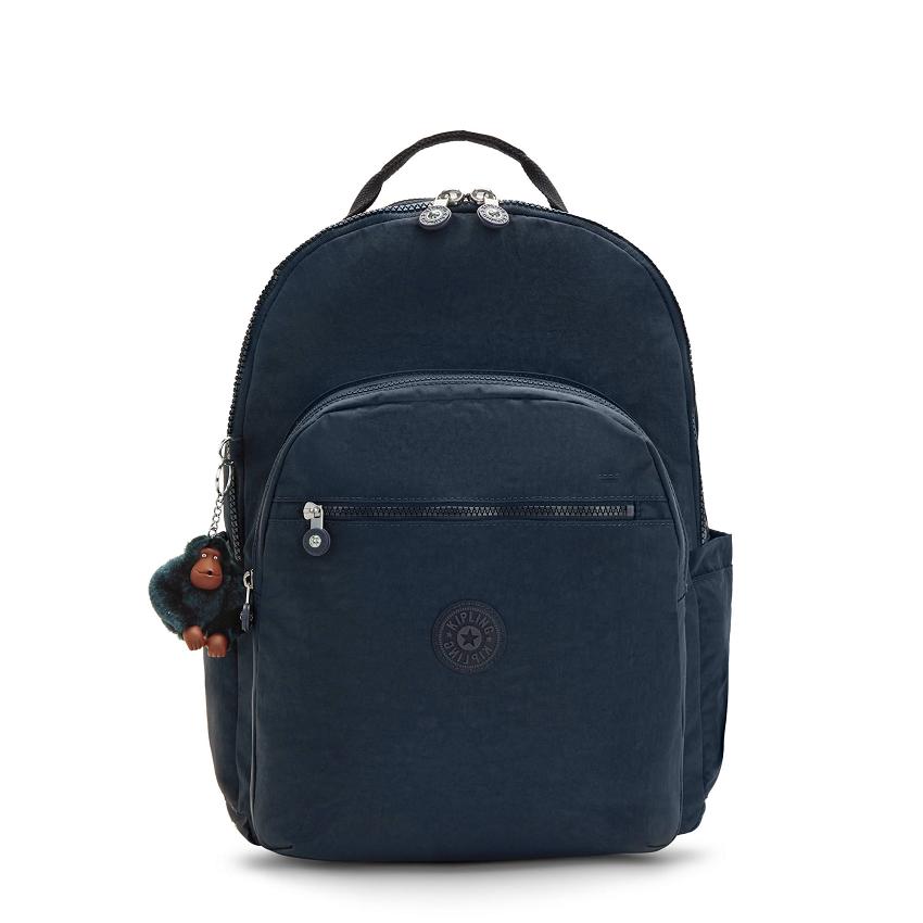 Mochila Para Laptop Kipling Seoul Extra Large Azules | MXKi1338G