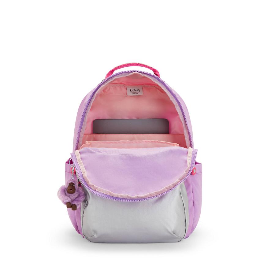 Mochila Para Laptop Kipling Seoul Large Morados | MXKi1350E