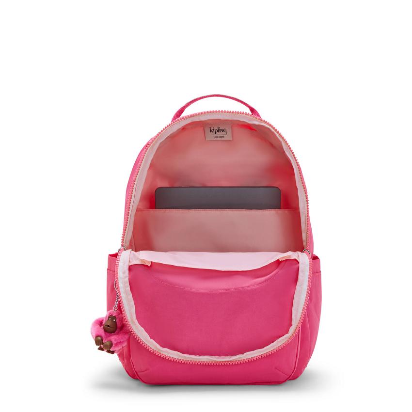 Mochila Para Laptop Kipling Seoul Large Rosas | MXKi1352T