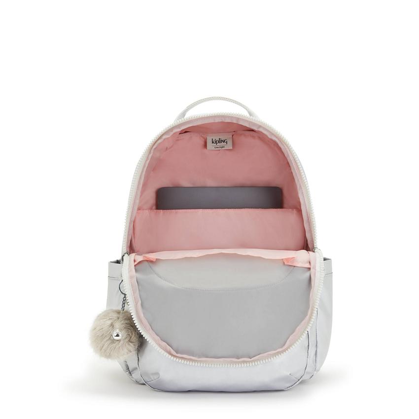 Mochila Para Laptop Kipling Seoul Large Metal | MXKi1353Y