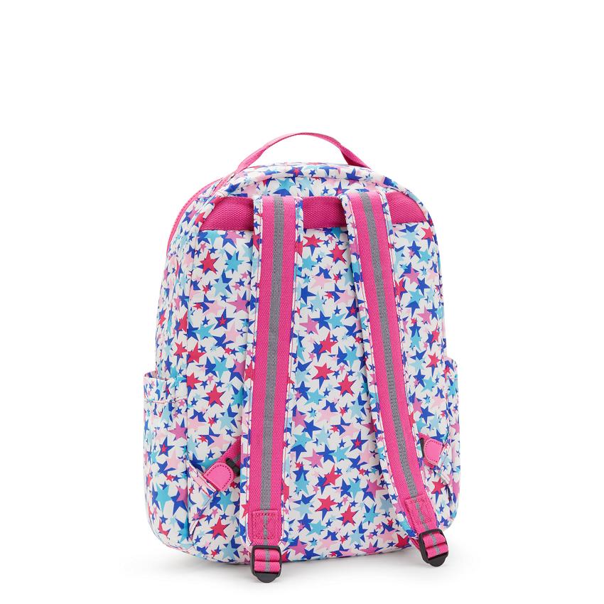 Mochila Para Laptop Kipling Seoul Large Rosas | MXKi2103J