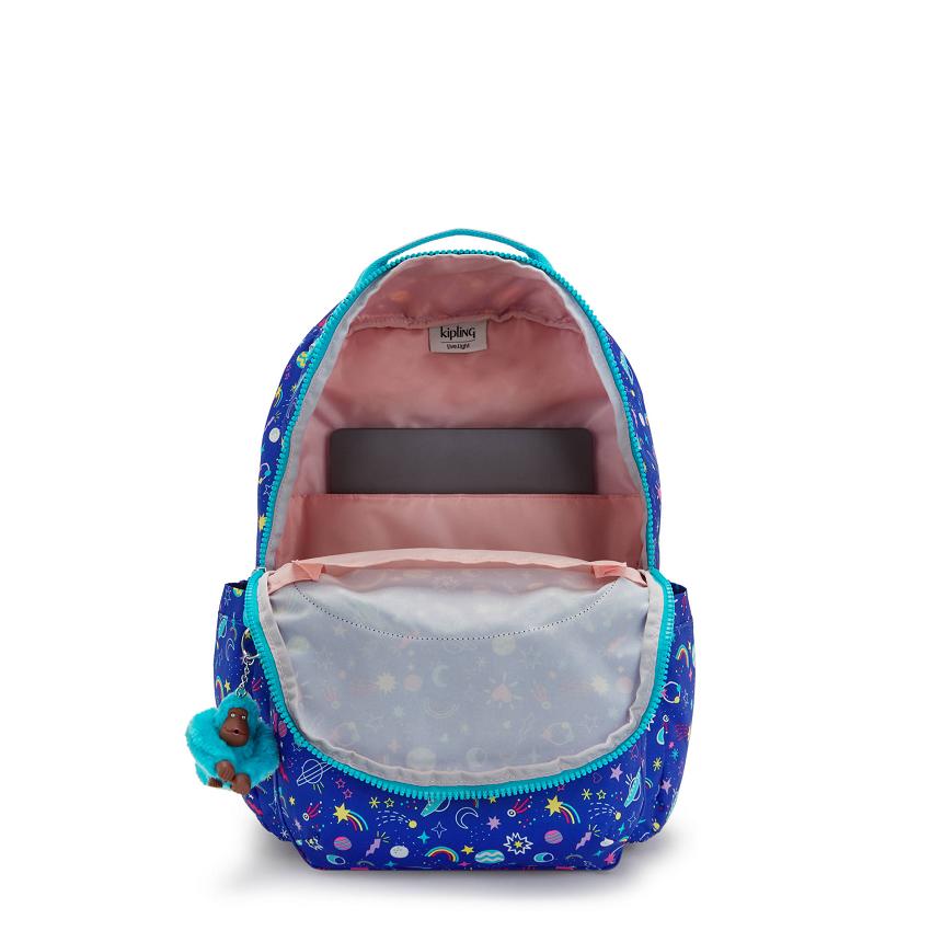 Mochila Para Laptop Kipling Seoul Large Azules | MXKi2108T