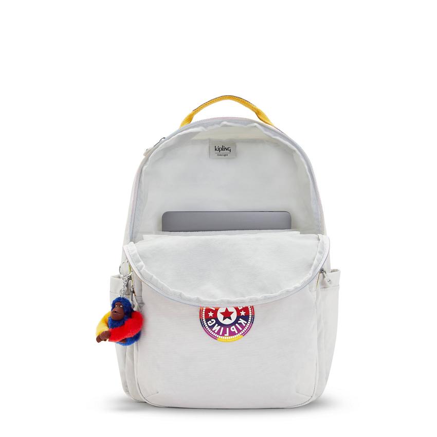 Mochila Para Laptop Kipling Seoul Large Grises Multicolor | MXKi2109Y