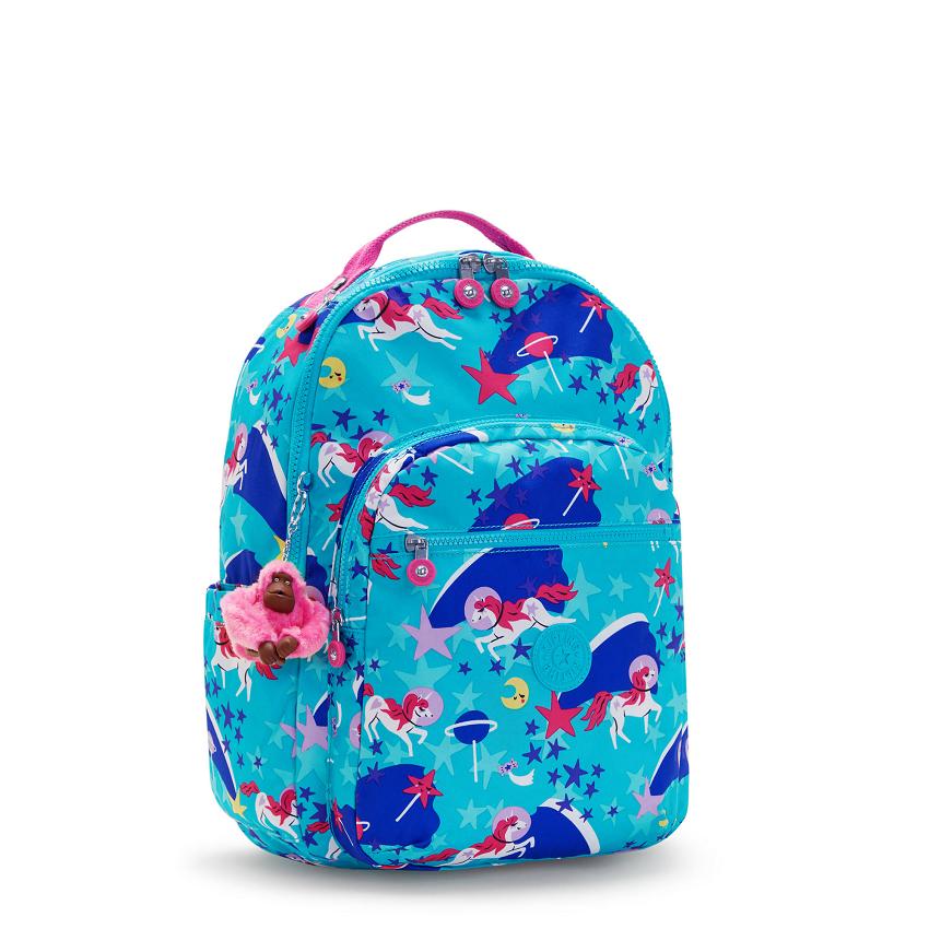 Mochila Para Laptop Kipling Seoul Large Turquesa | MXKi2114S