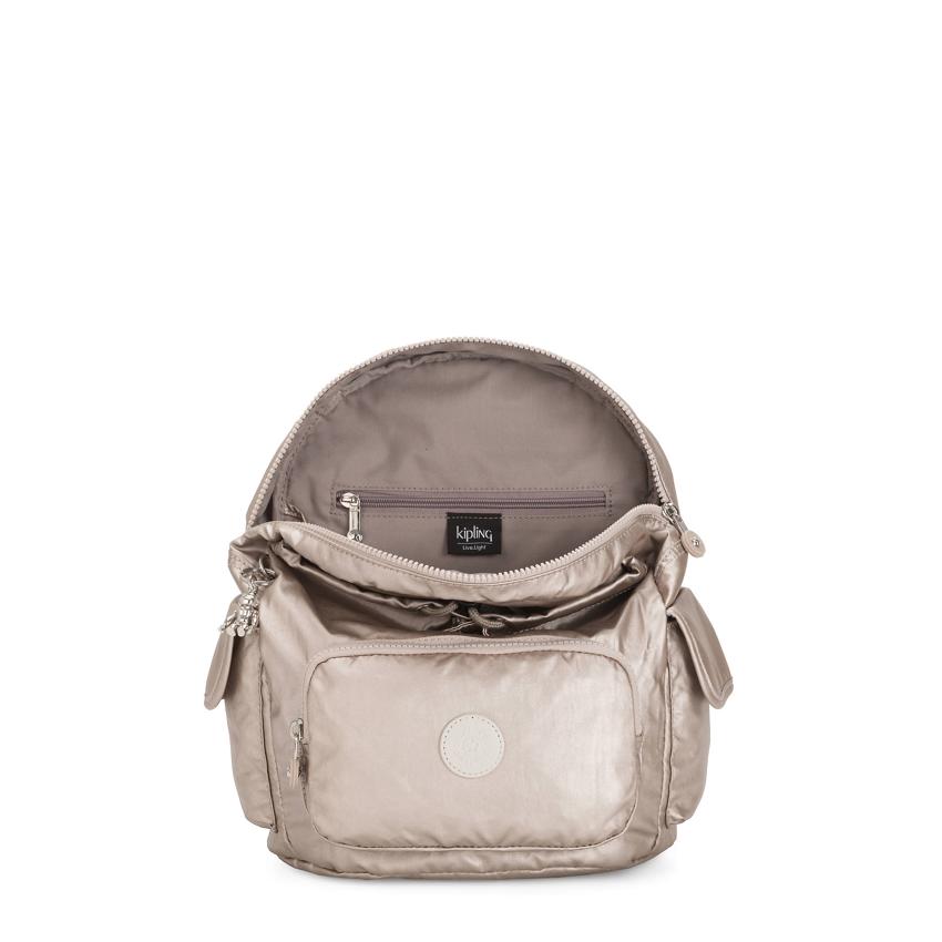 Mochilas De Viaje Kipling City Pack Small Metal | MXKi1405P