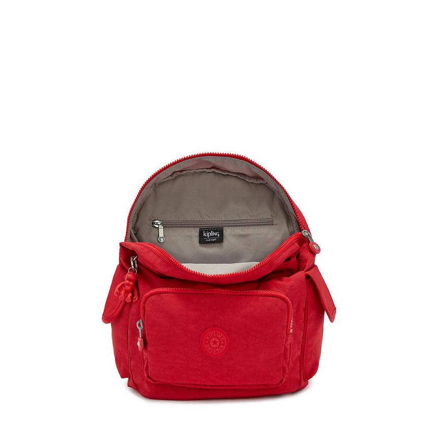 Mochilas De Viaje Kipling City Pack Small Rojos | MXKi1406Q