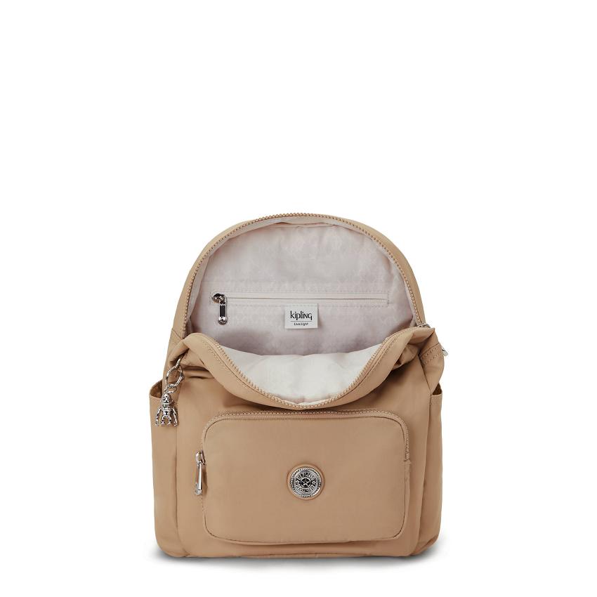 Mochilas De Viaje Kipling City Pack Small Beige | MXKi1415G