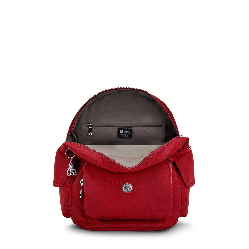 Mochilas De Viaje Kipling City Pack Small Rojos | MXKi1417F