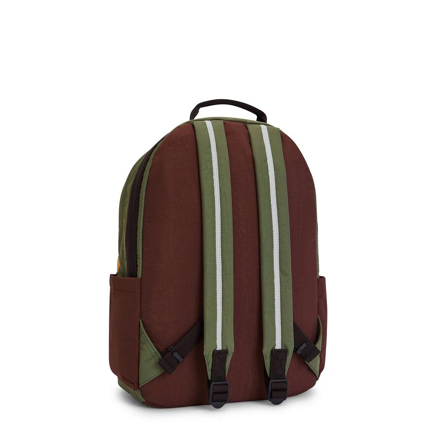 Mochilas De Viaje Kipling Damien Large Verde Oliva Vino | MXKi1429A