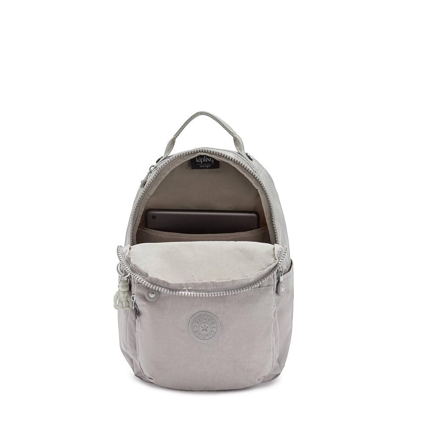 Mochilas De Viaje Kipling Seoul Small Grises | MXKi1467A