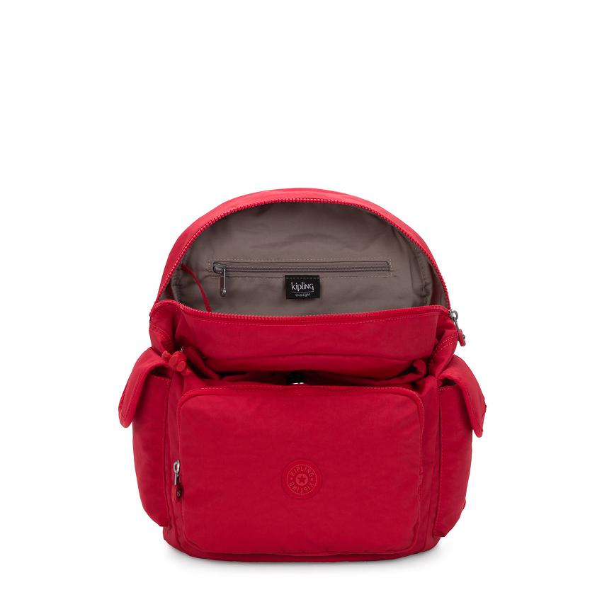 Mochilas Escolares Kipling City Pack Rojos | MXKi2169F