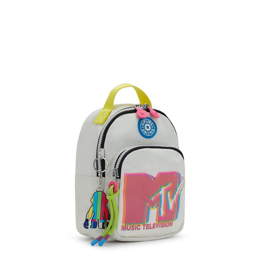 Mochilas Kipling Alber Grises Rosas | MXKi1201F