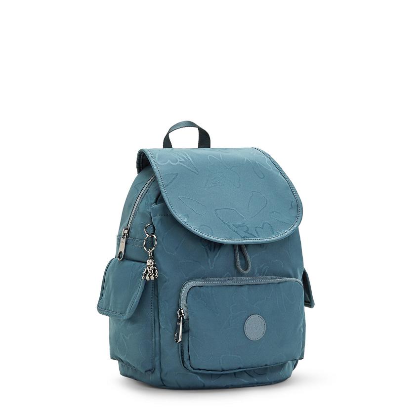 Mochilas Kipling City Pack Small Azul Marino Grises | MXKi1239J