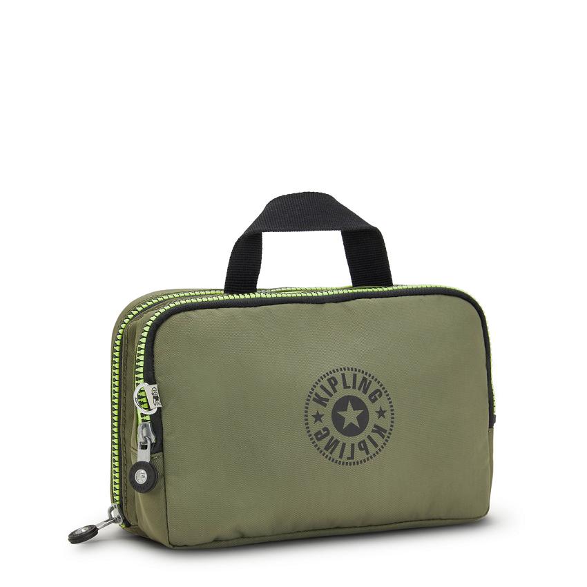 Neceser De Viaje Kipling Jaconita Verde Oliva | MXKi2073Y