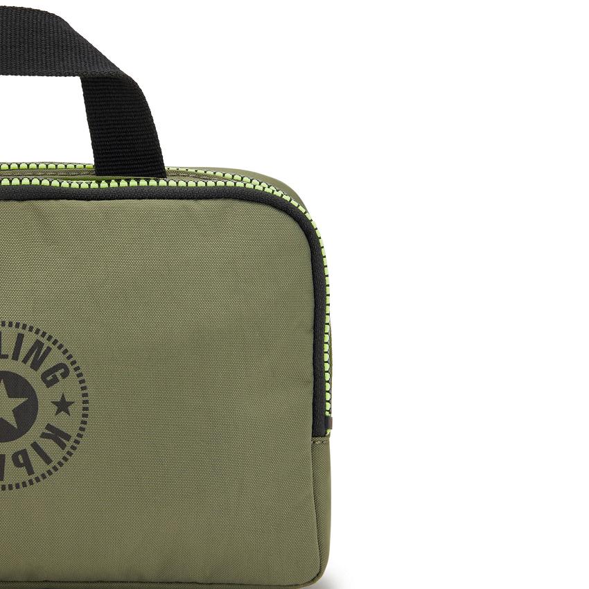 Neceser De Viaje Kipling Jaconita Verde Oliva | MXKi2073Y