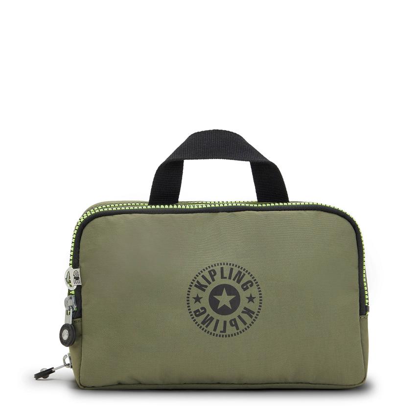 Neceser De Viaje Kipling Jaconita Verde Oliva | MXKi2073Y